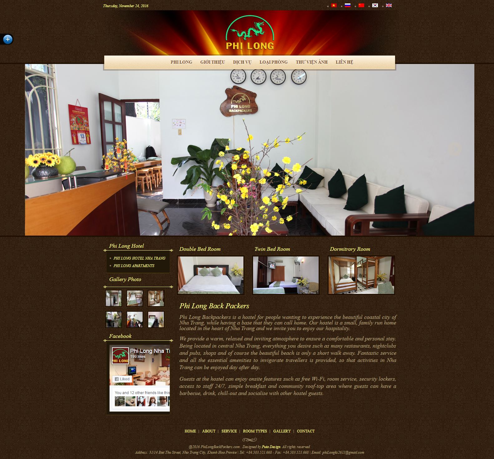Dự án thiết kế web nha trang