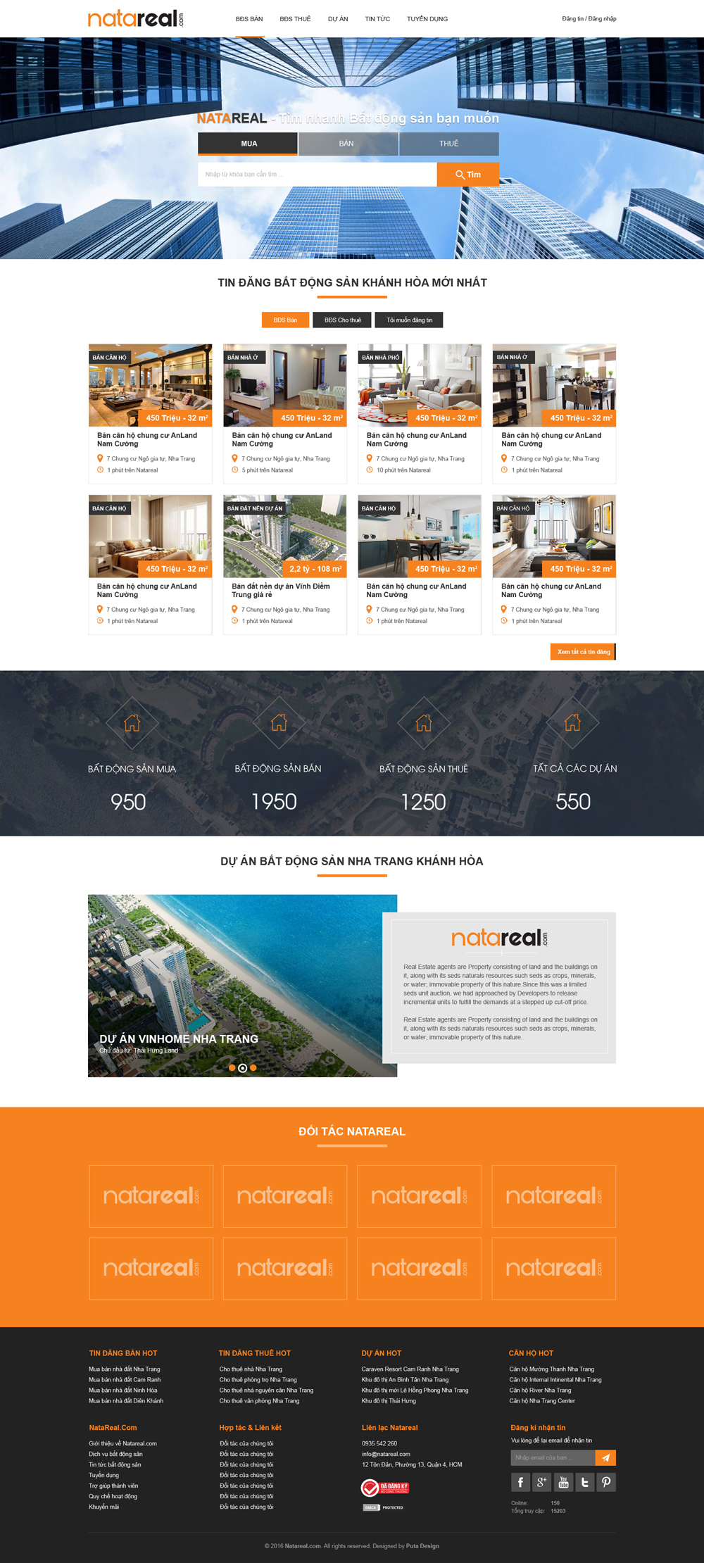 Dự án thiết kế web nha trang