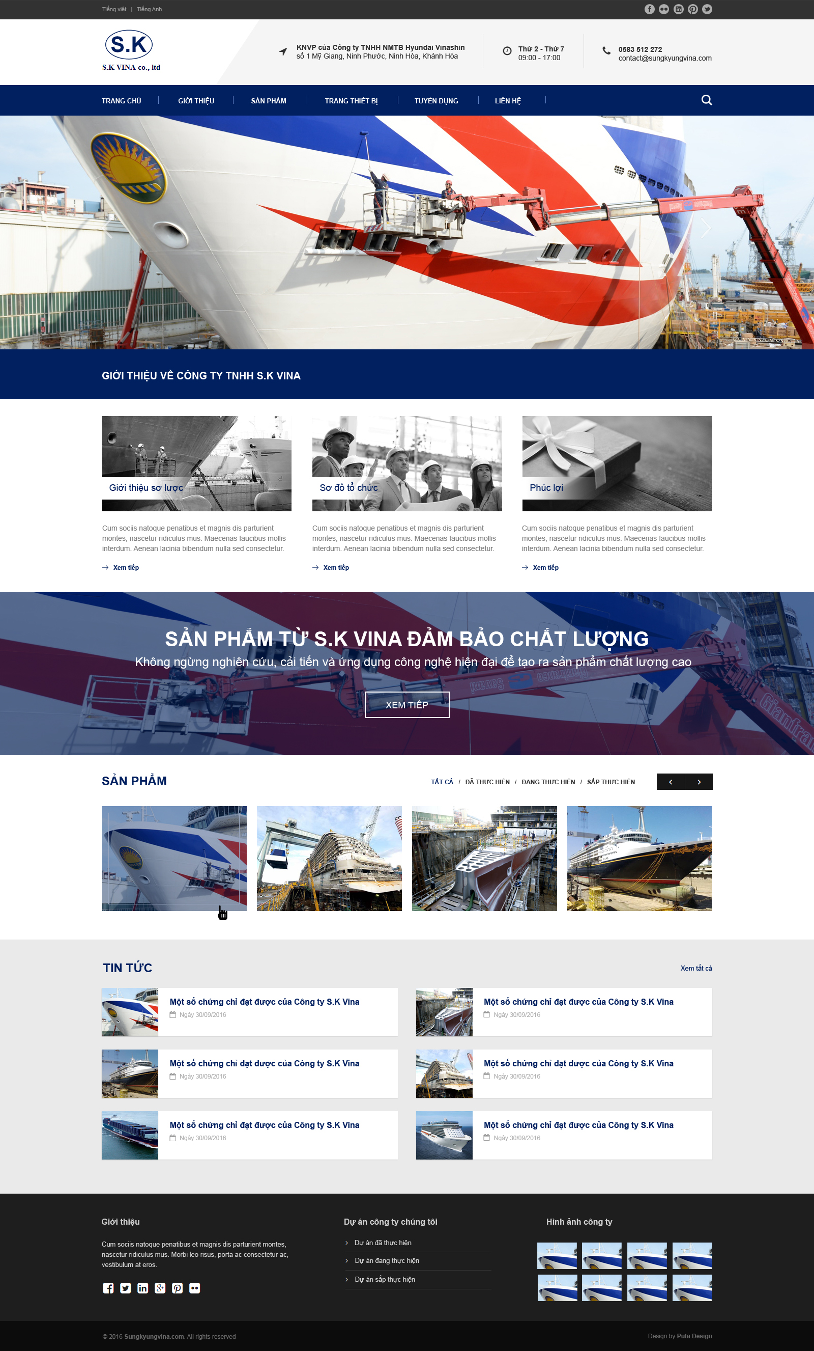 Dự án thiết kế web nha trang