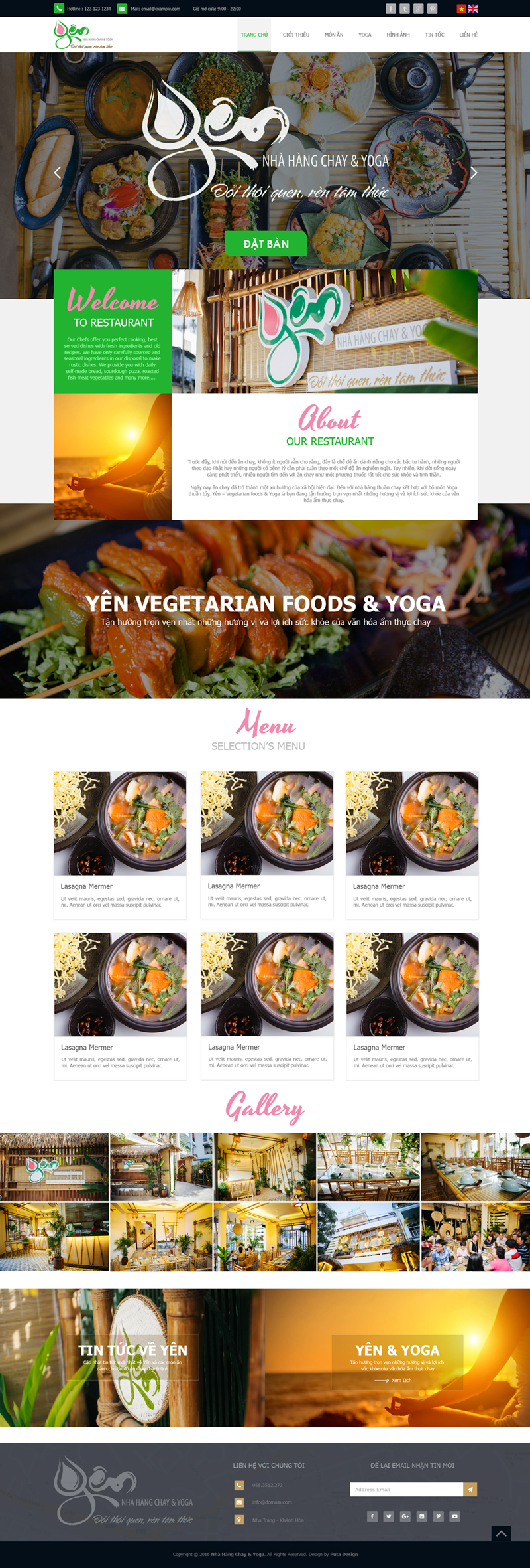 Dự án thiết kế web nha trang
