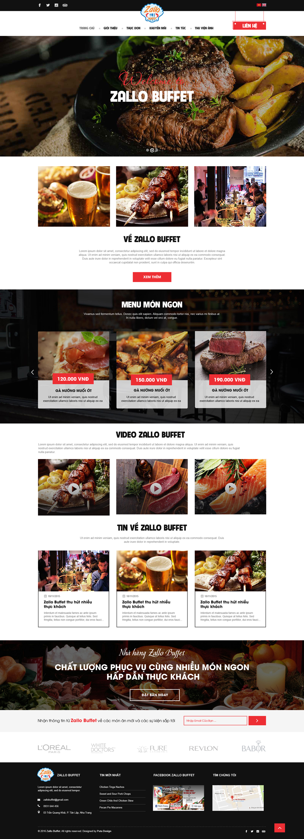 Dự án thiết kế web nha trang