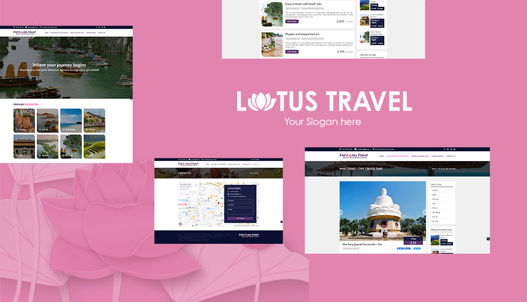 Puta Theme Lotus Travel | Mẫu Theme Wordpress Du Lịch Giá Rẻ