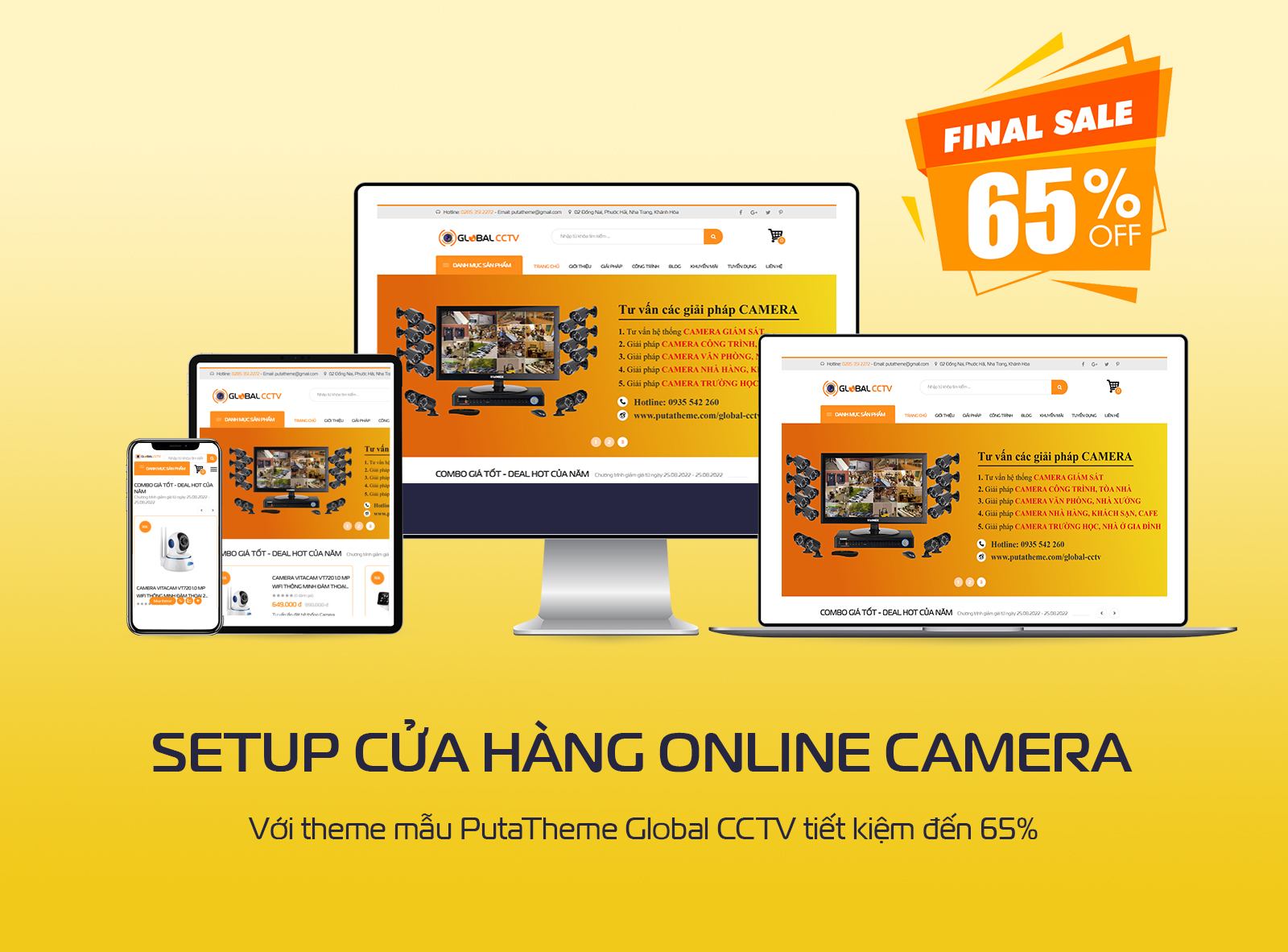Puta Theme Global CCTV | Theme WordPress Bán hàng Giá Rẻ