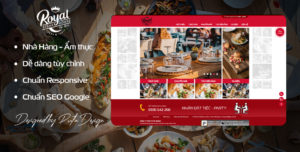 Puta Theme Royal Food | Mẫu Theme Wordpress Nhà hàng Giá Rẻ 2022